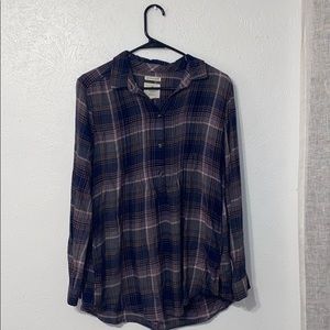 Tunic Flannel Top